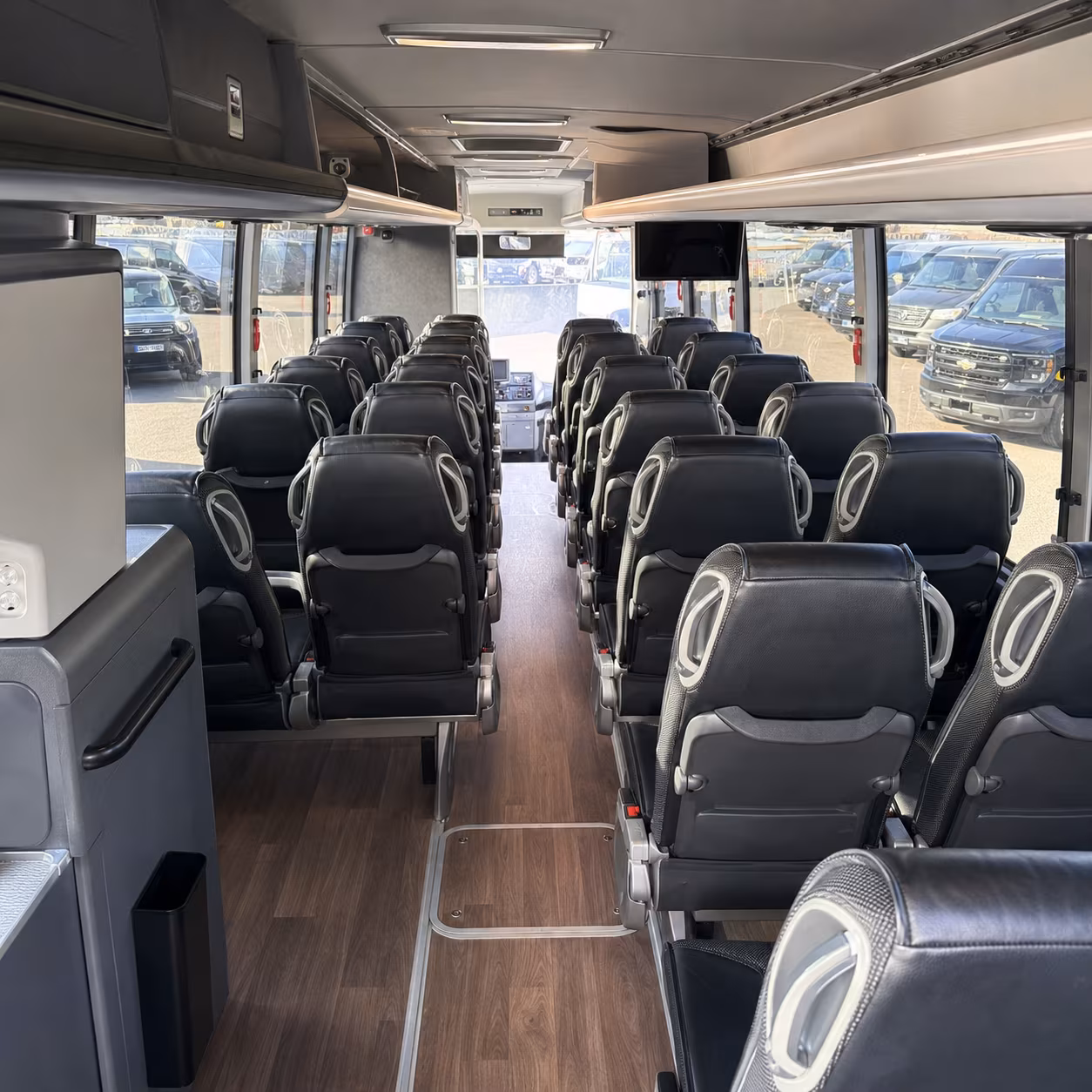 charter buses for corporate retreats and off site team events near upland