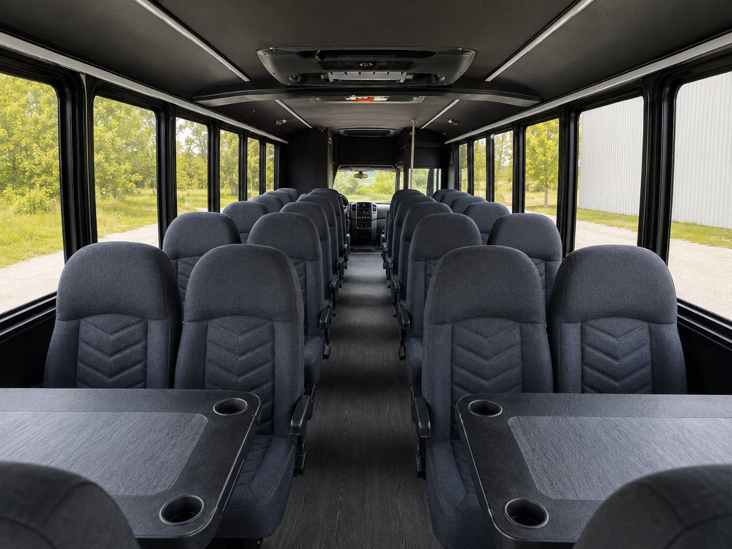 minibus rentals for upland wedding party transportation