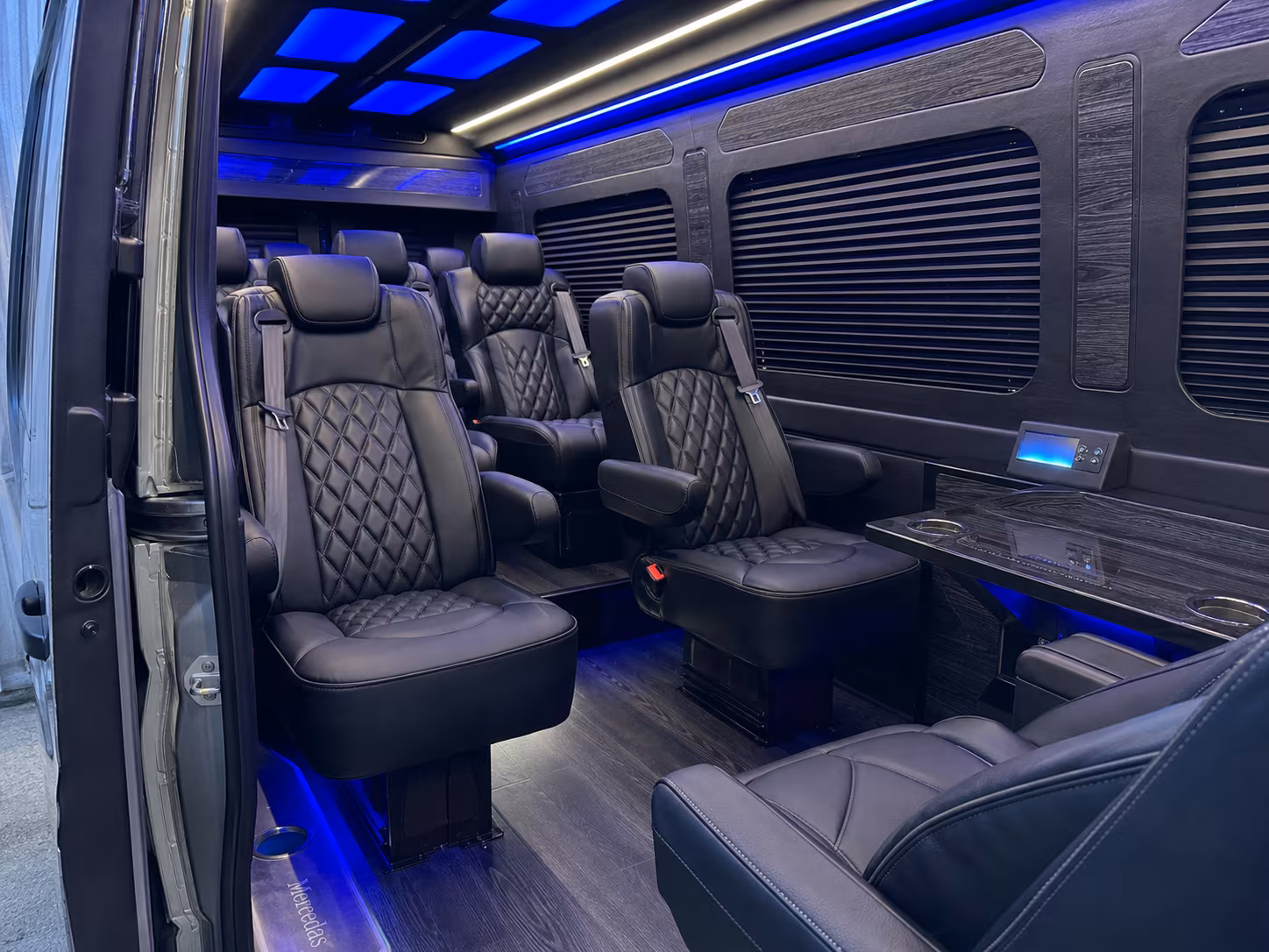 sprinter van transportation for groups and events across upland