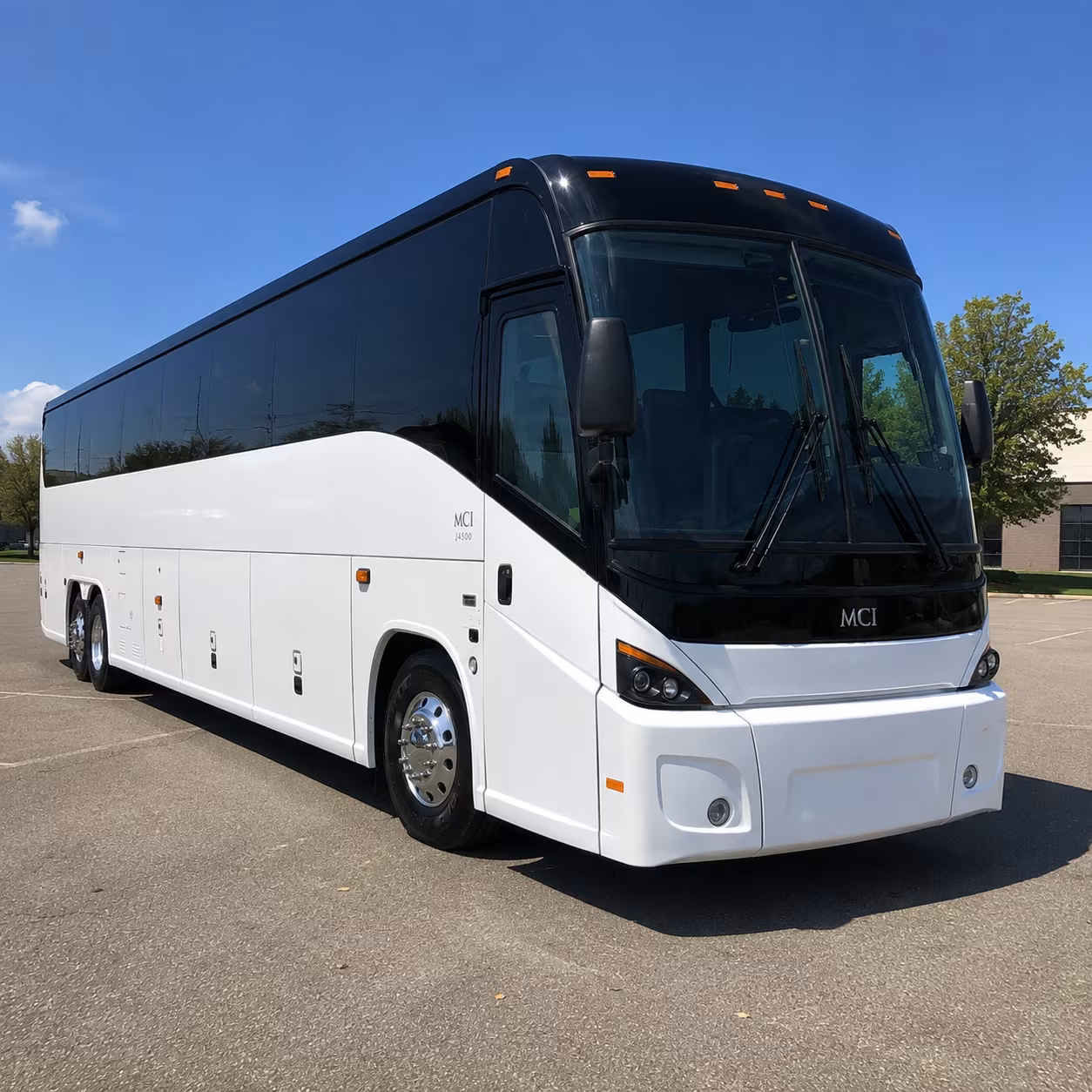 upland 45 passenger charter bus