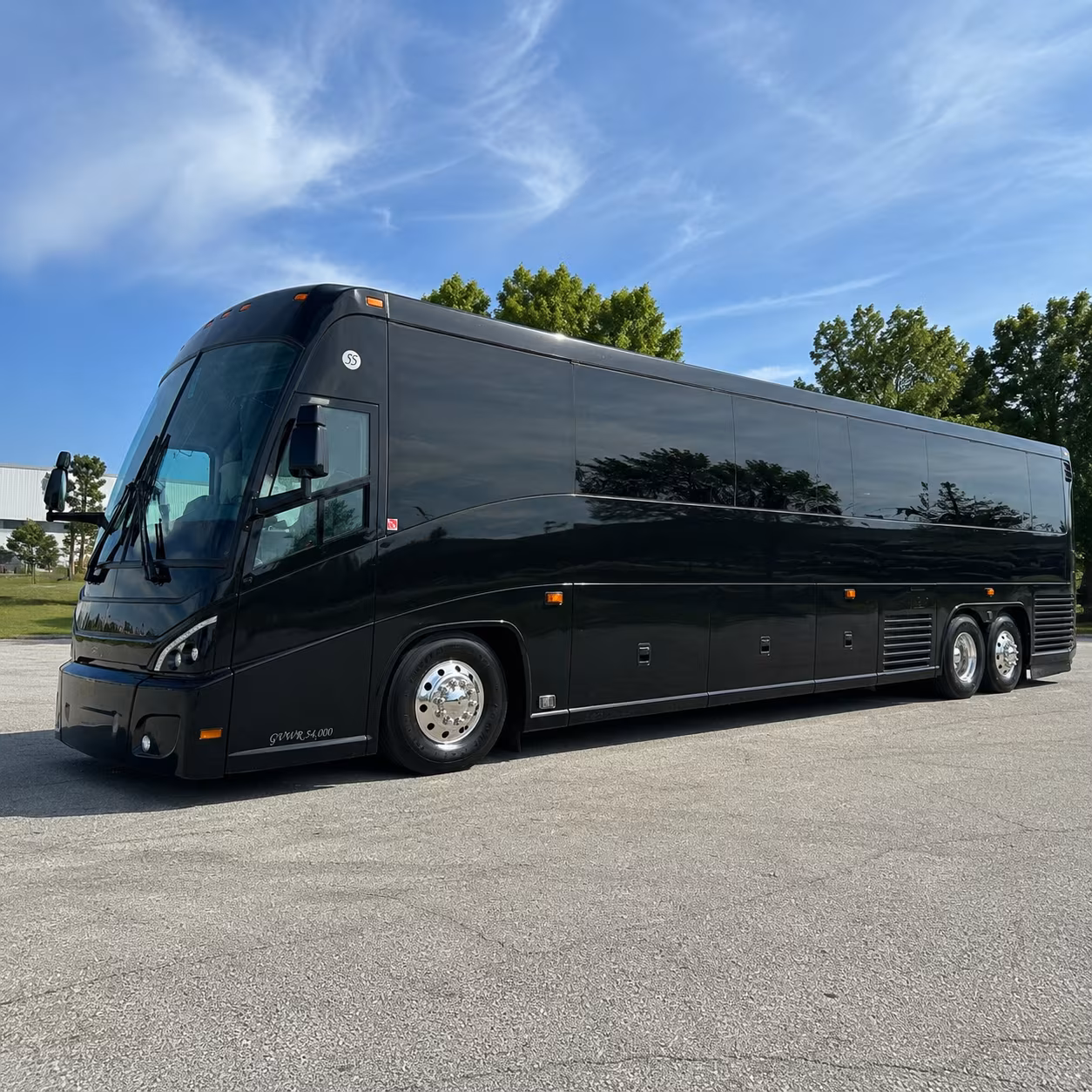 upland 47 passenger charter bus