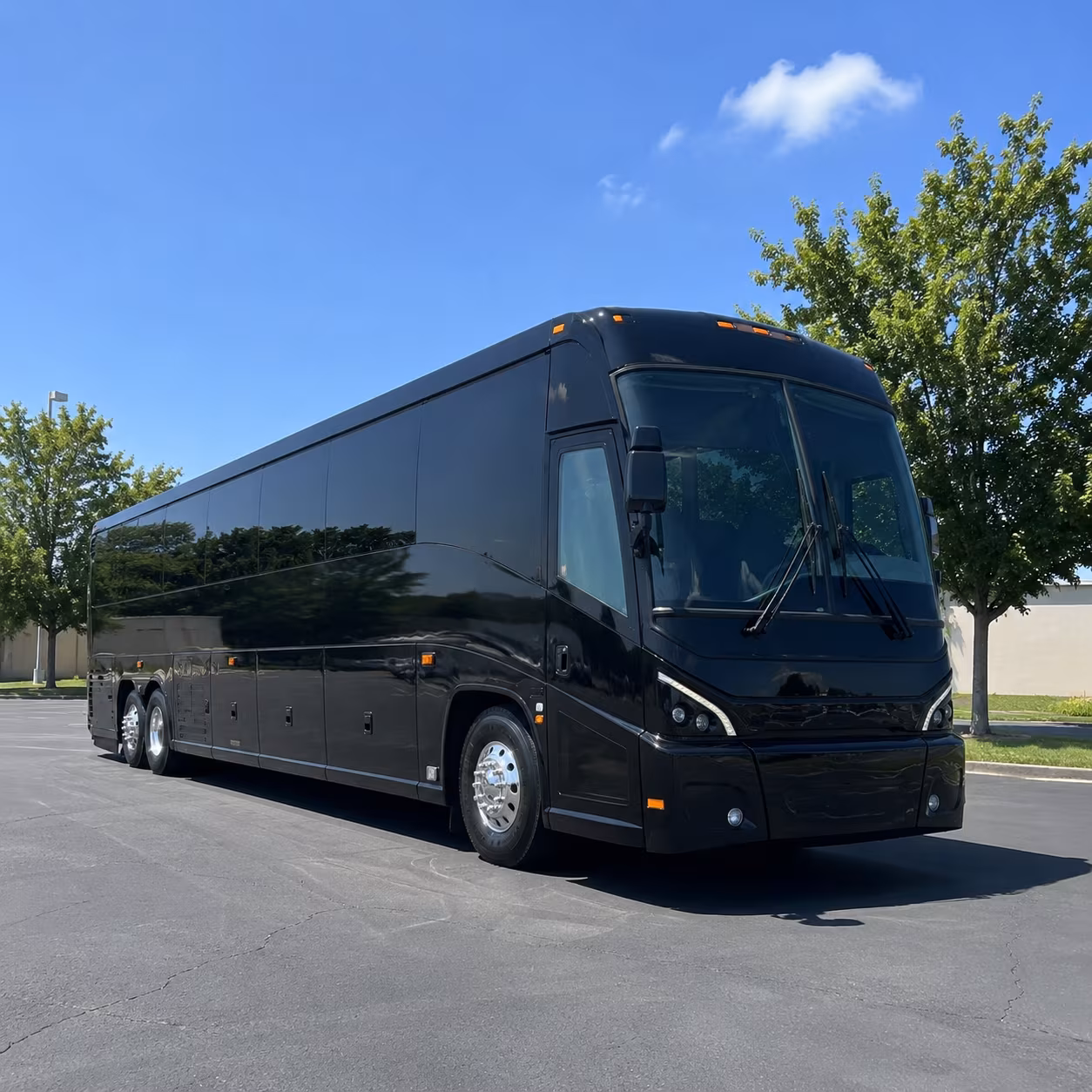 upland 56 passenger charter bus
