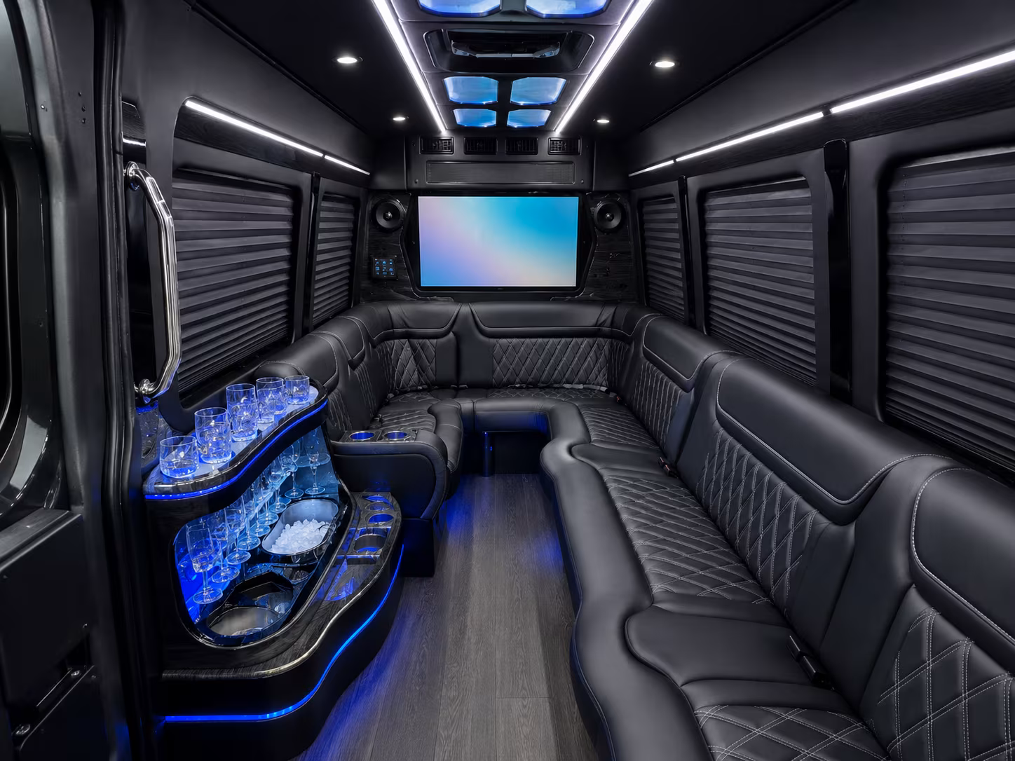 upland airport transportation onboard seating