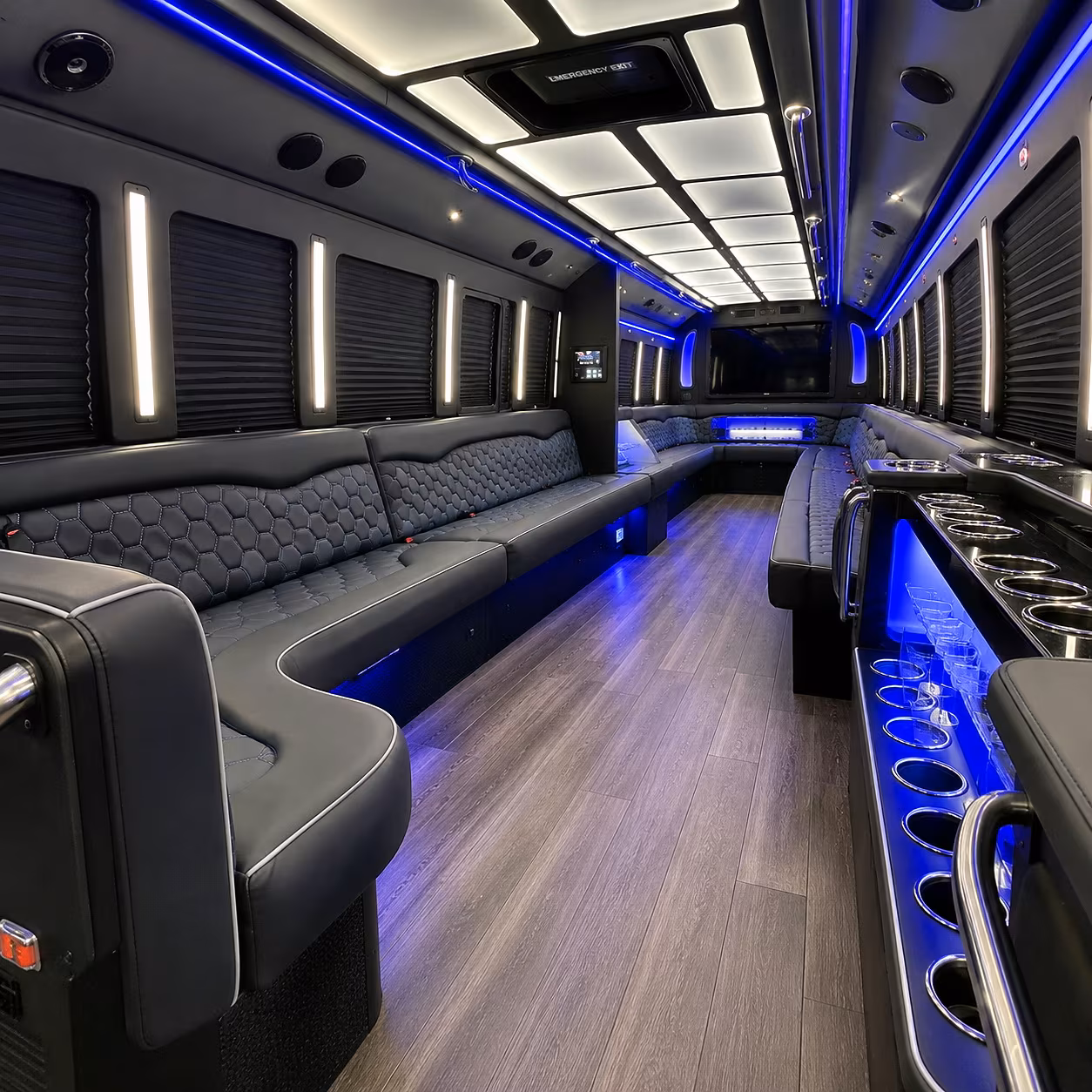 upland bachelorette bachelor party bus rental