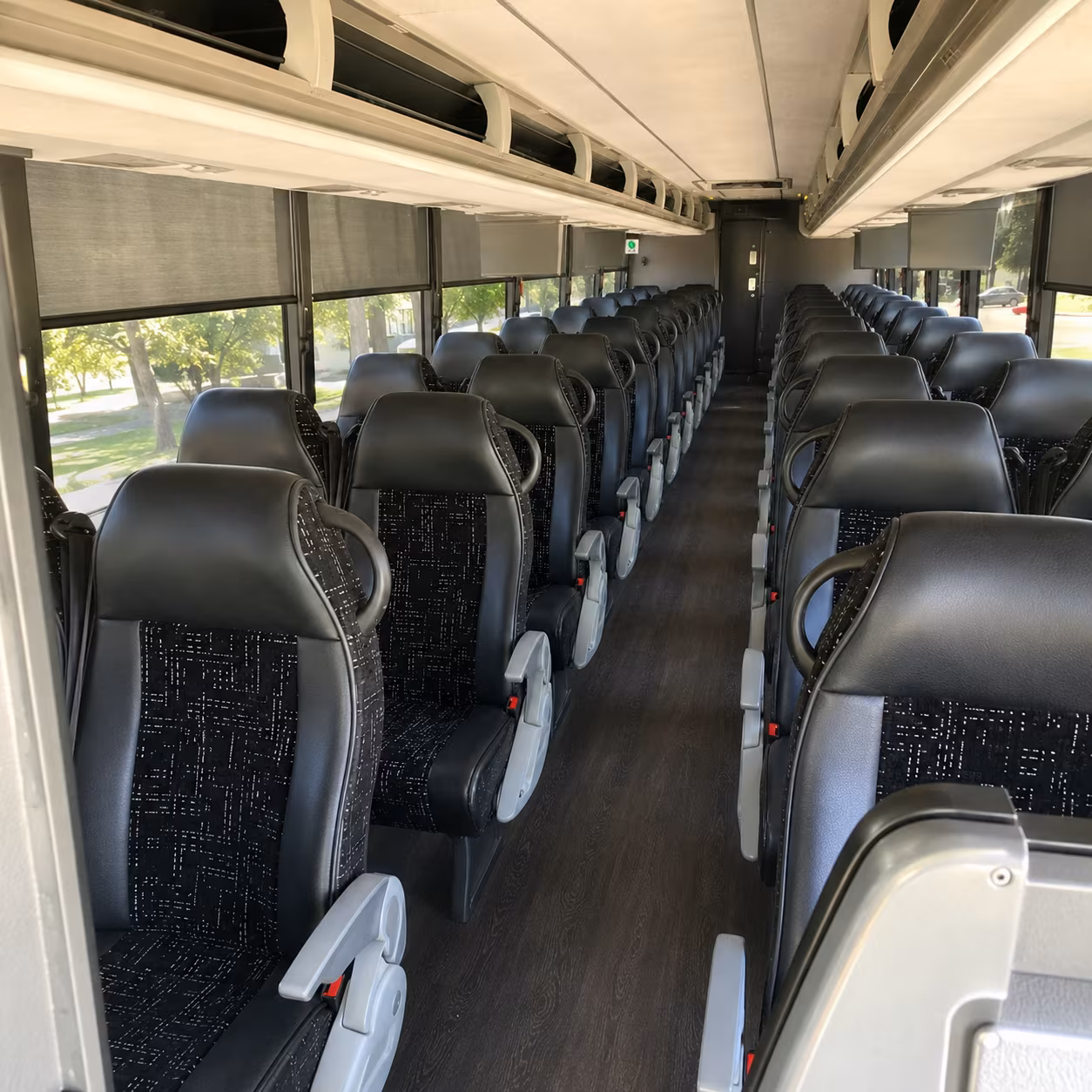 upland charter bus inside