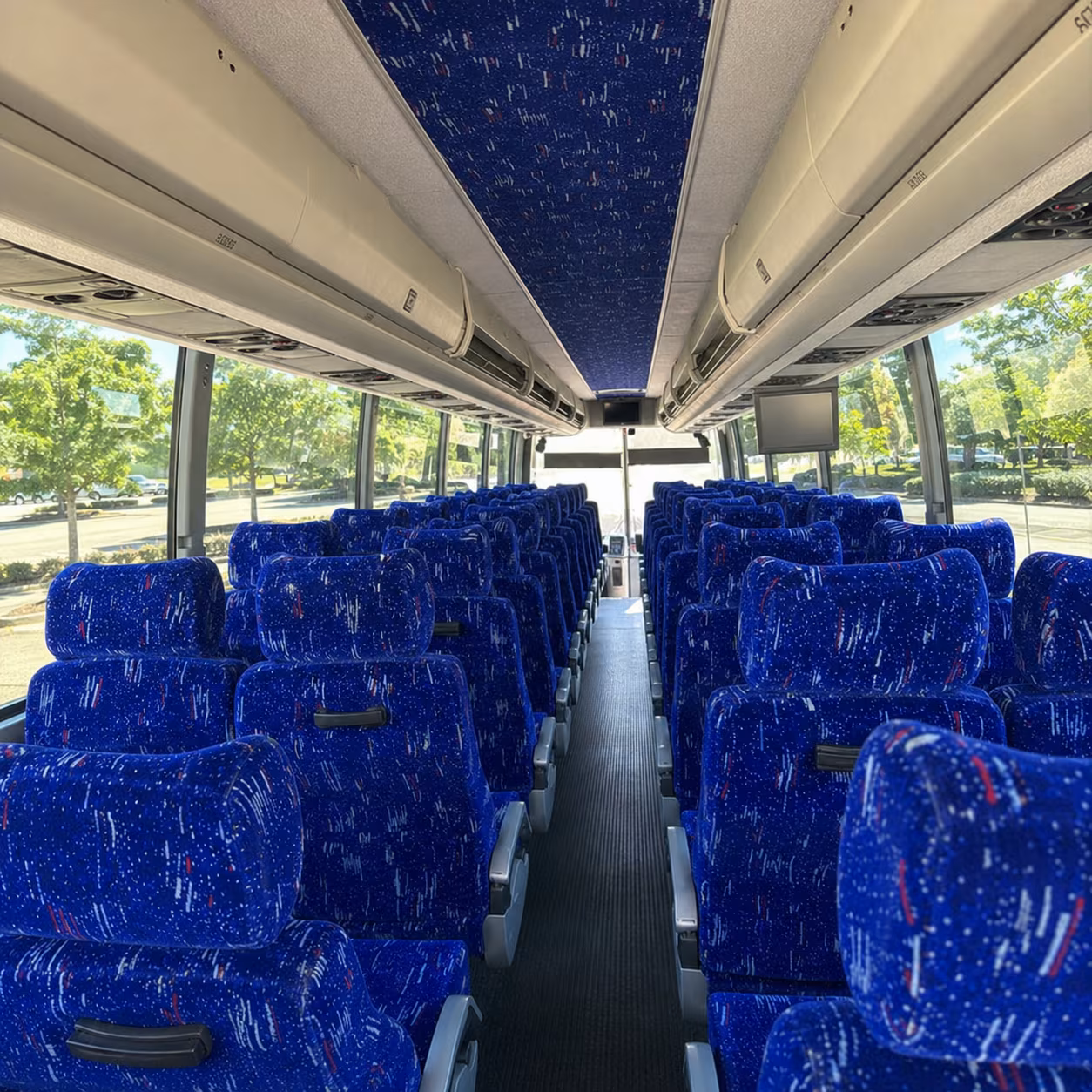 upland government military charter bus rental