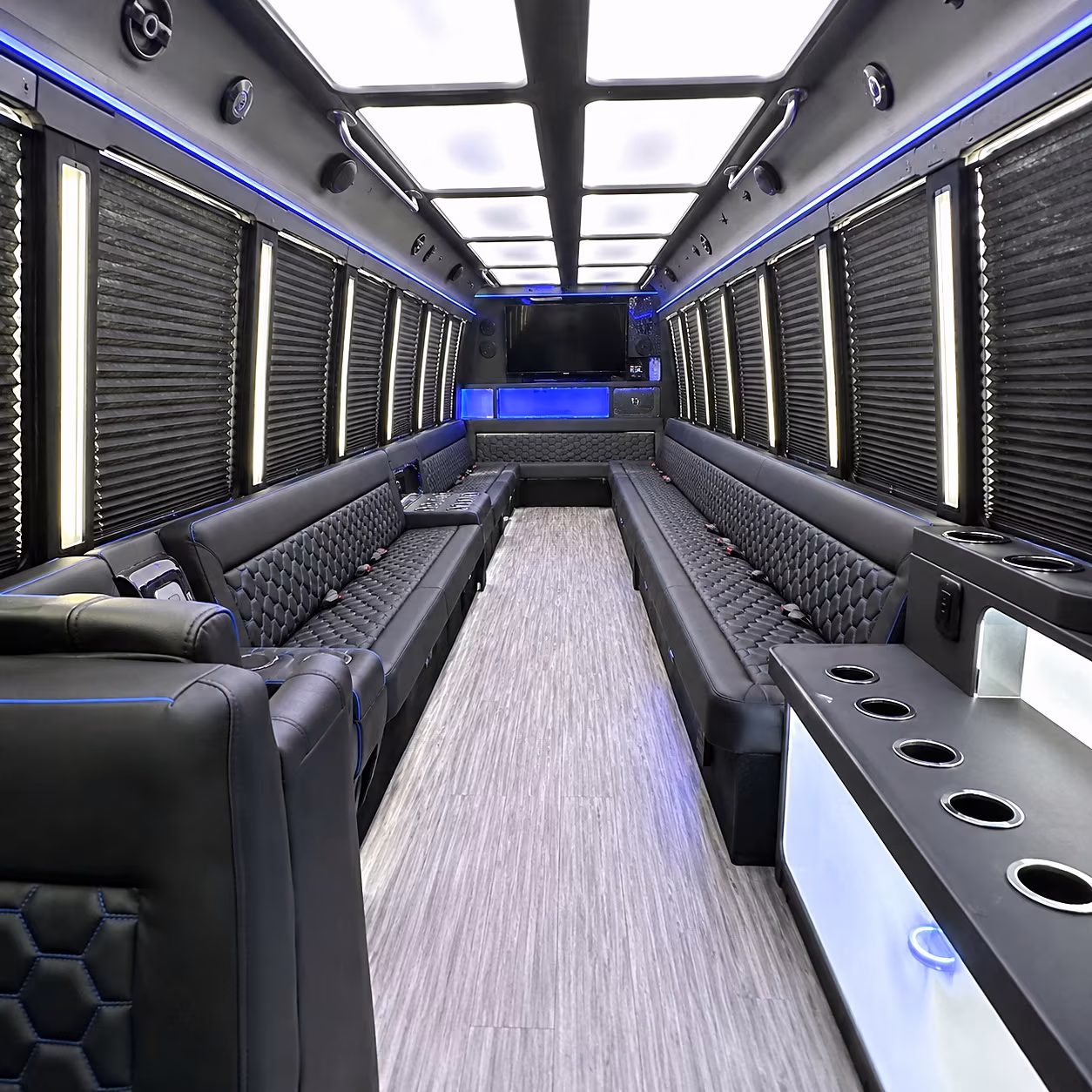 upland party bus inside