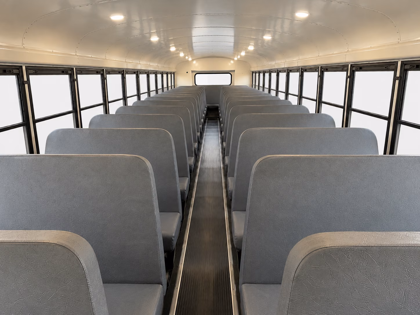 upland school bus inside
