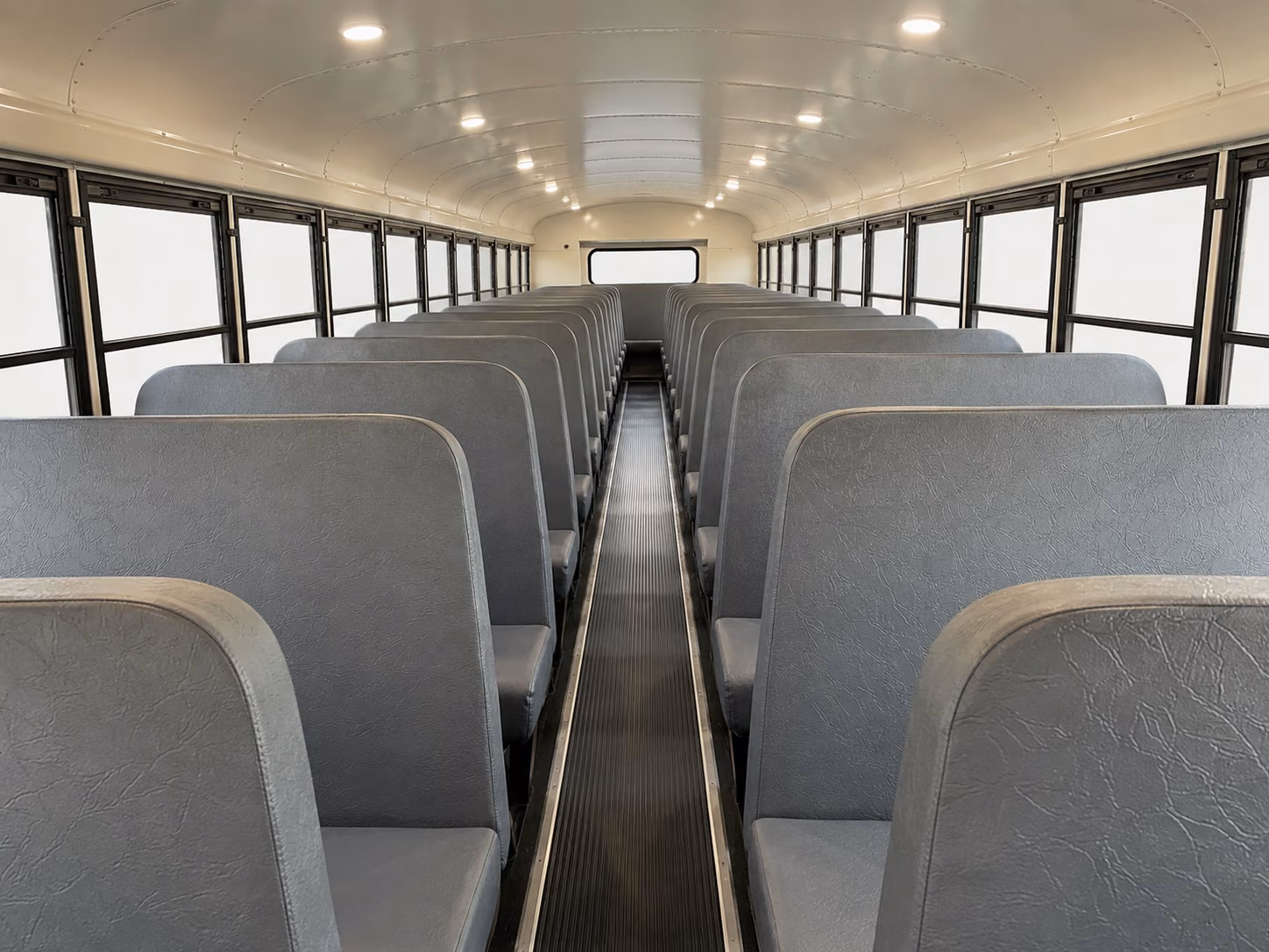 upland school bus interior