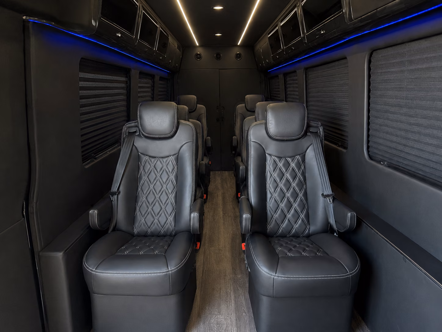 upland sprinter van with driver interior