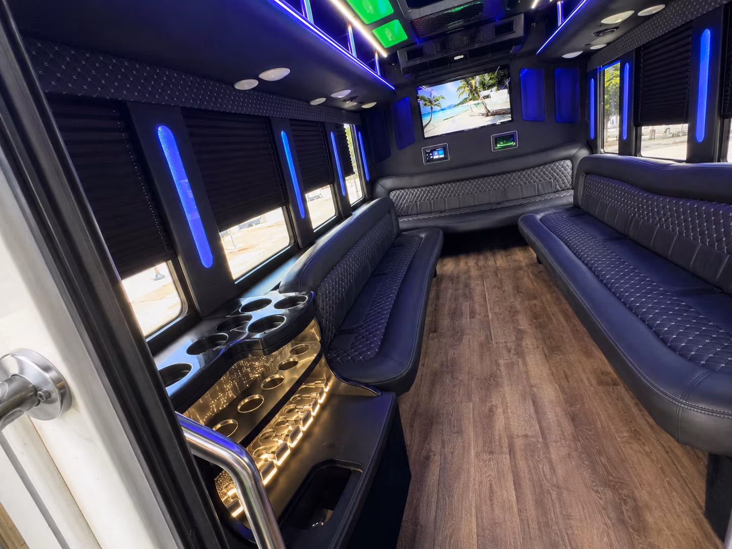 upland wine tour party bus rental